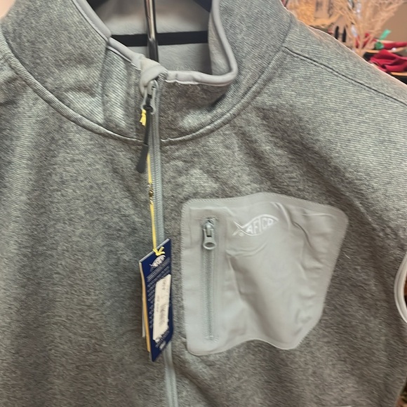 Men’s AFTCO Vesto Vest. XL Gray. NWT - Picture 2 of 7